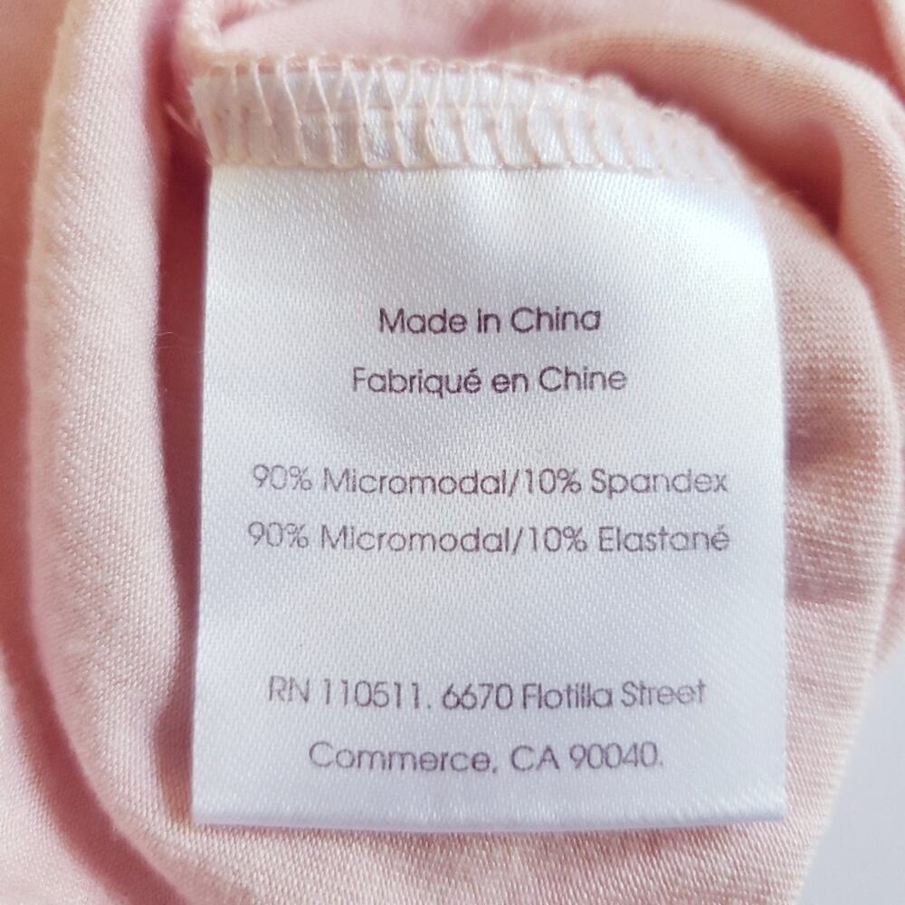 INGRID & ISABEL boho maternity ruffle off the shoulder pink maxi dress Sz S NEW - Picture 8 of 9
